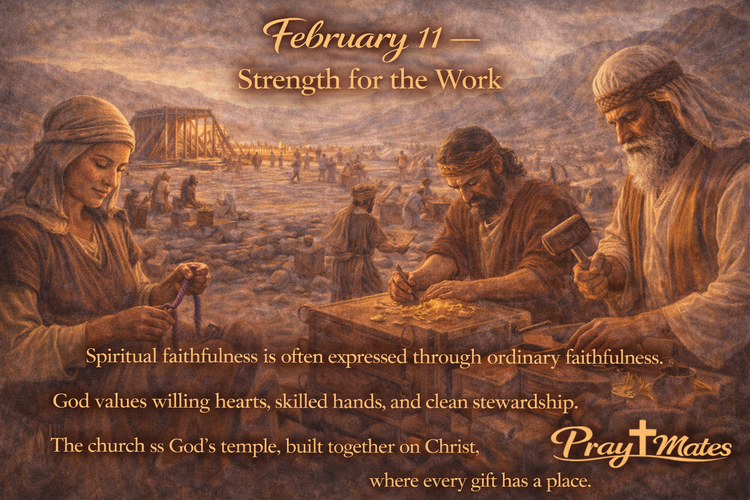 February 11 - Strength for the Work