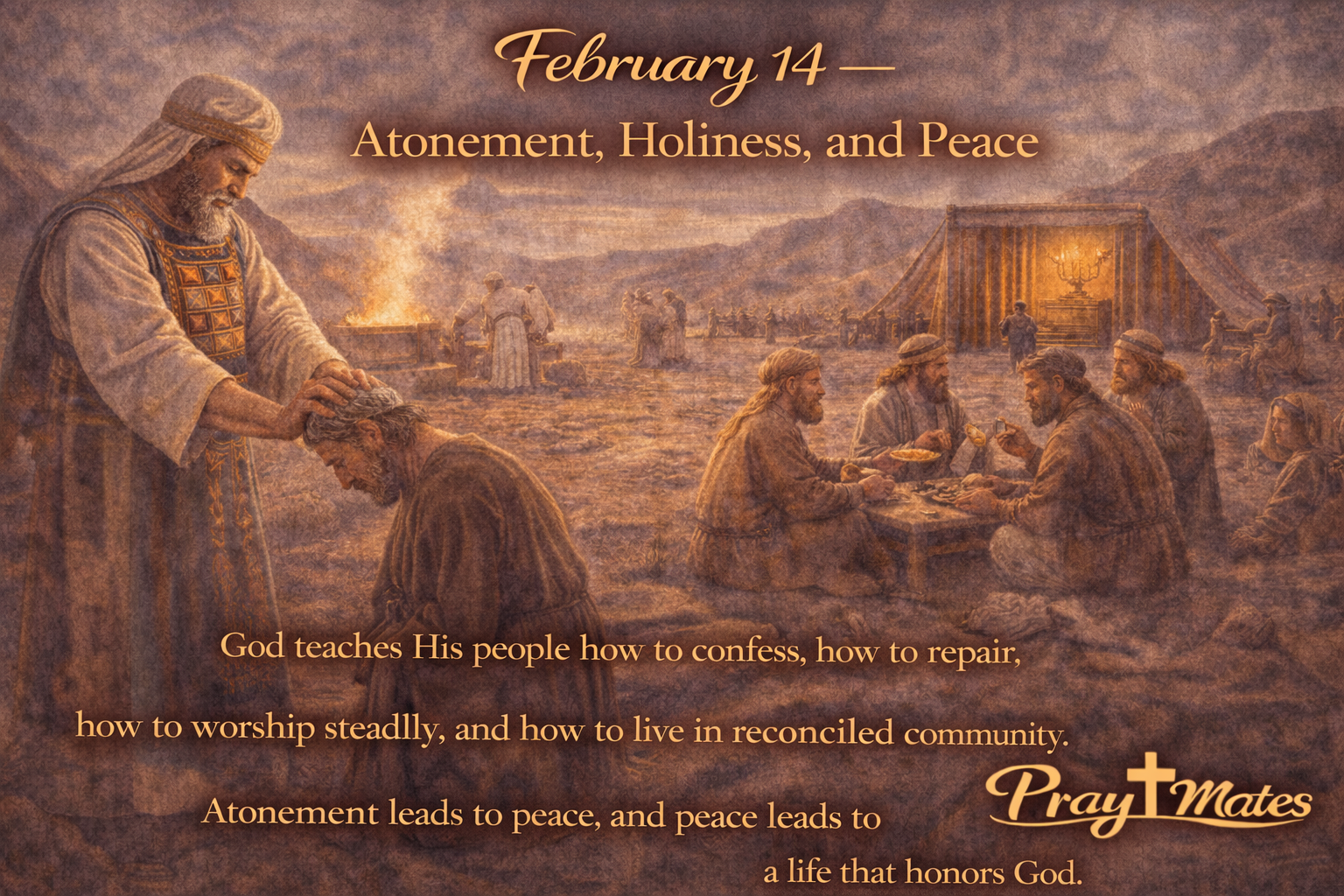 February 14 - Atonement, Holiness, and Peace