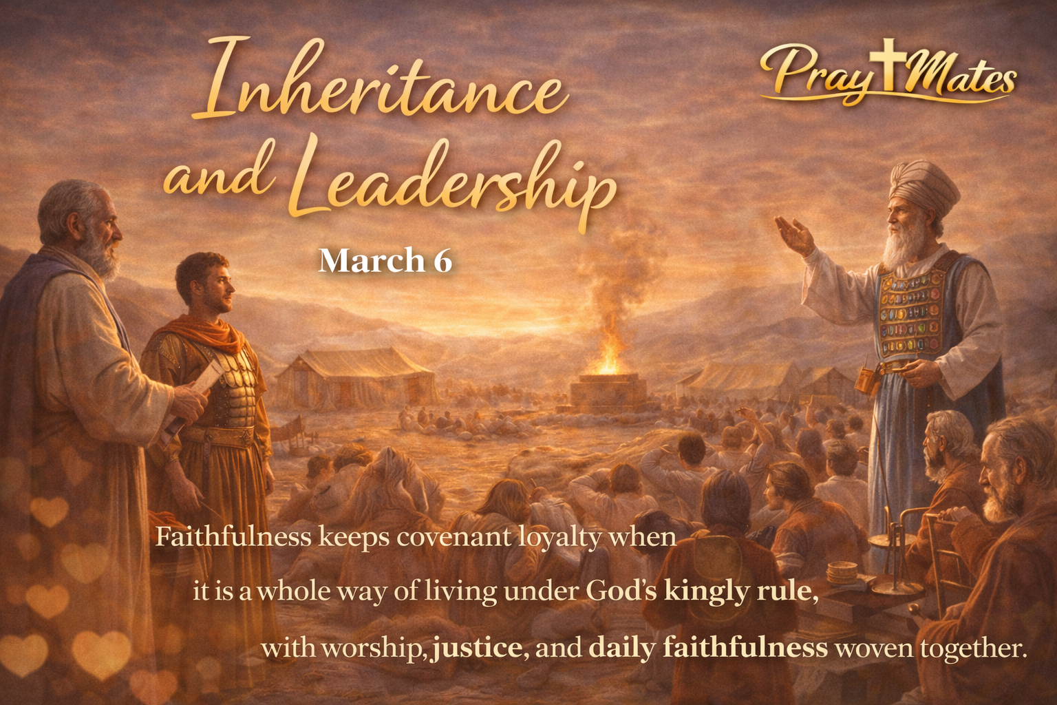 March 6 — Inheritance and Leadership