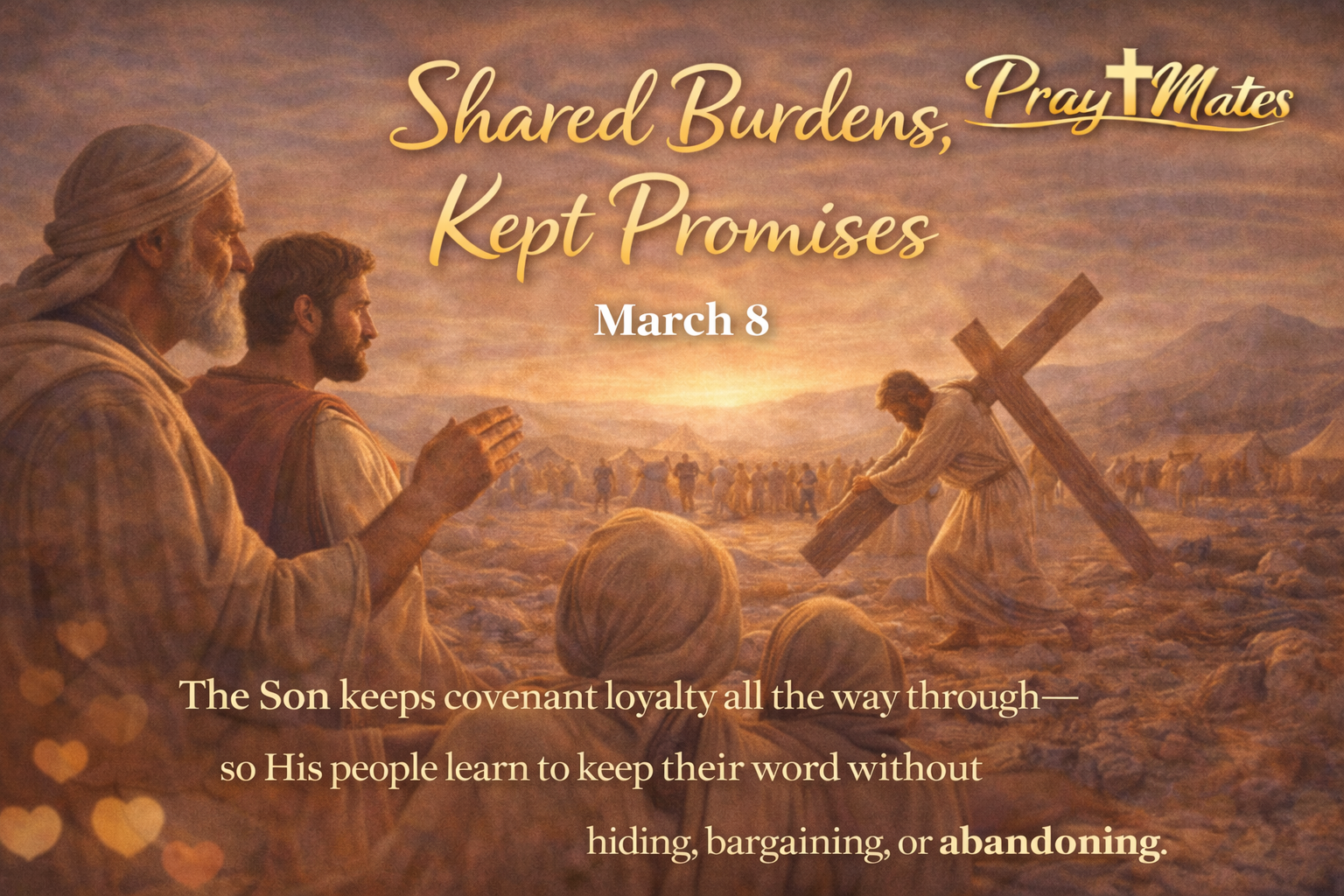 March 8 — Shared Burdens, Kept Promises