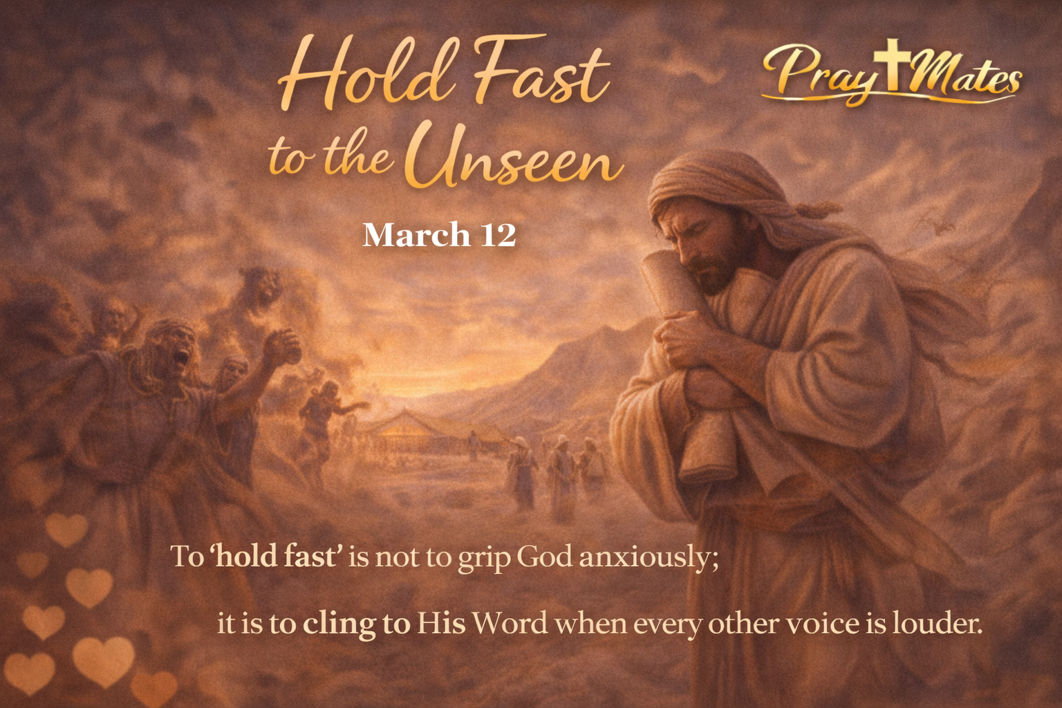 March 12 — Hold Fast to the Unseen