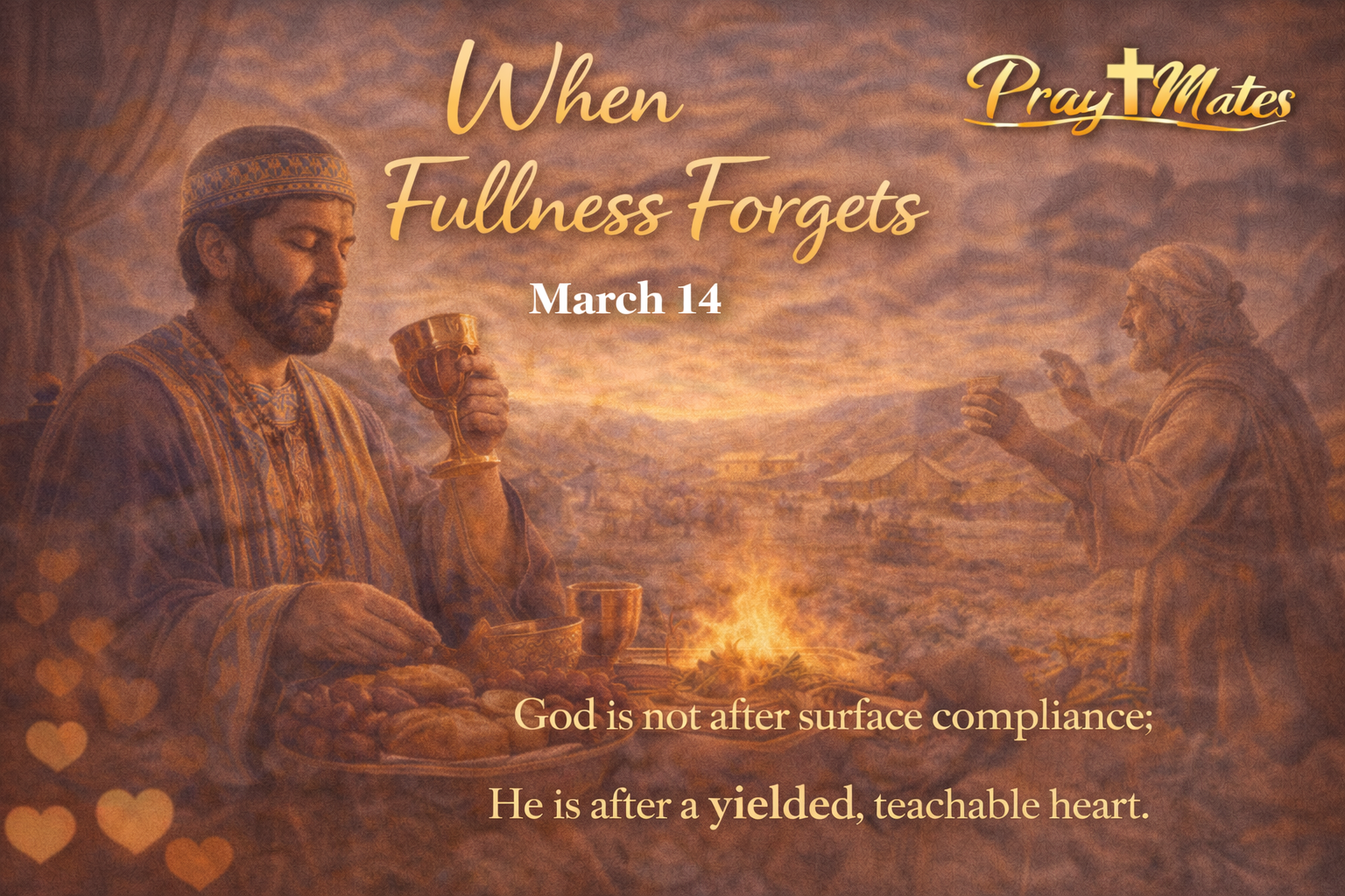 March 14 — When Fullness Forgets