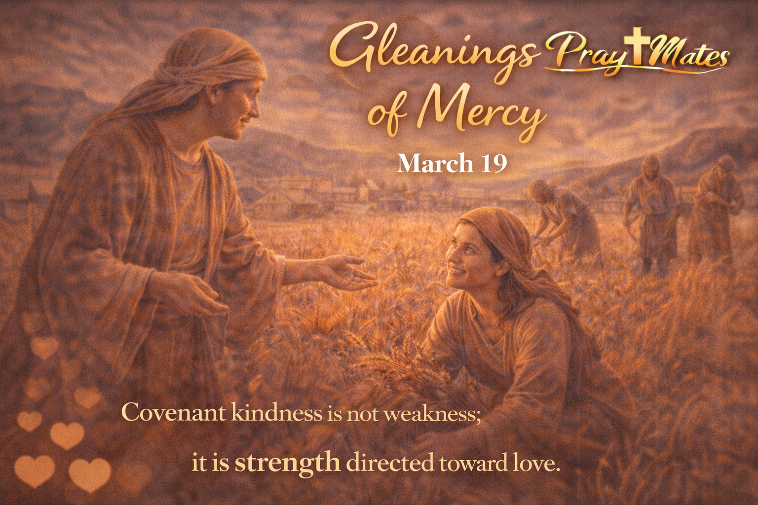 March 19 — Gleanings of Mercy