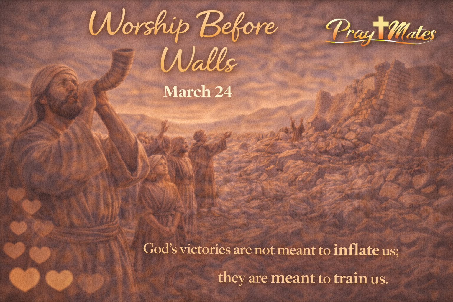 March 24 — Worship Before Walls
