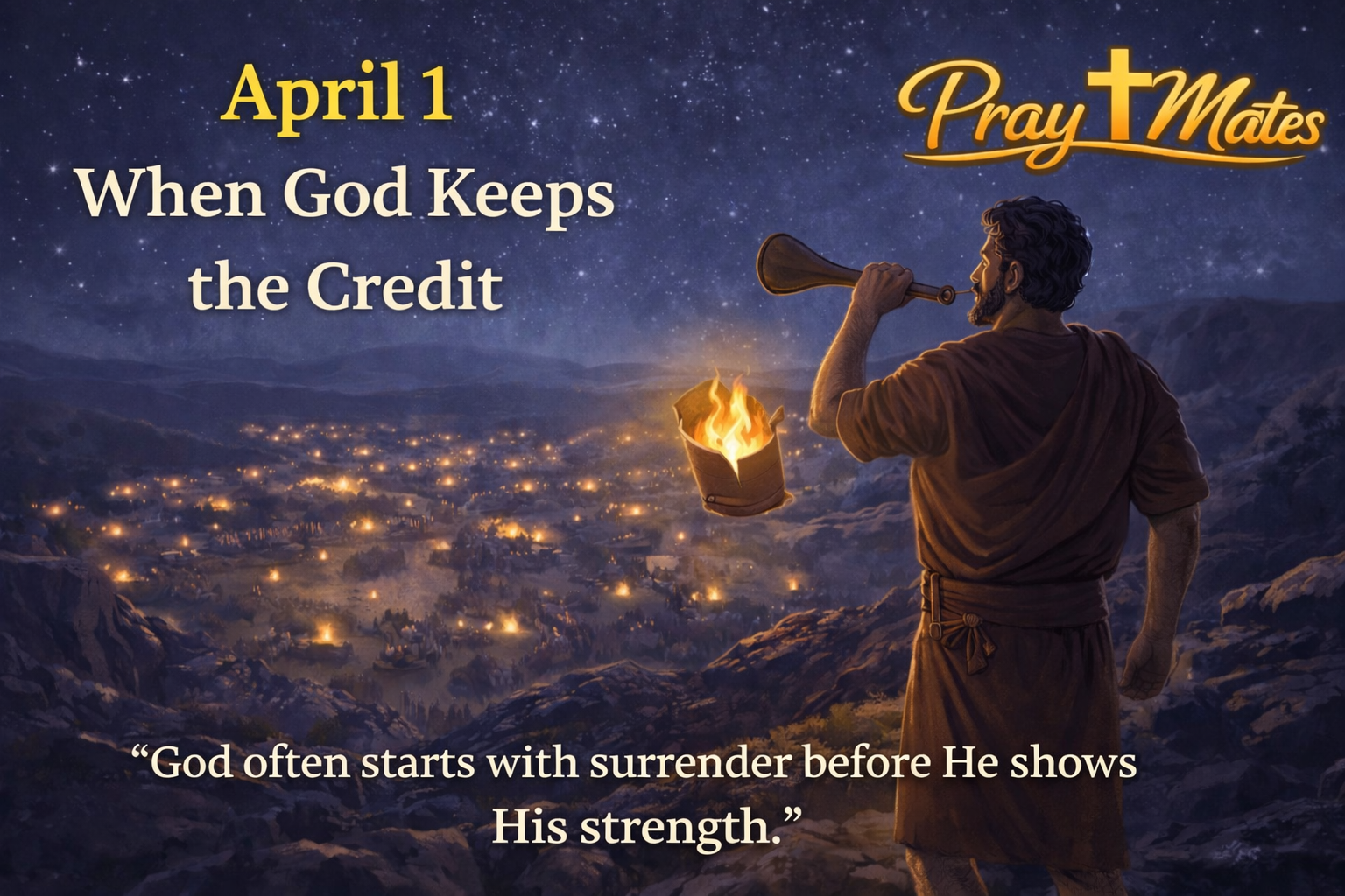 April 1 — Gideon and the Lord's Victory