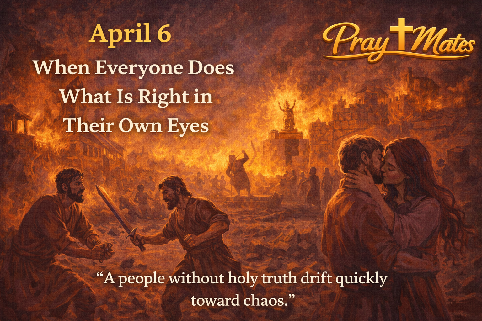 April 6 — When Everyone Chose Their Own Way