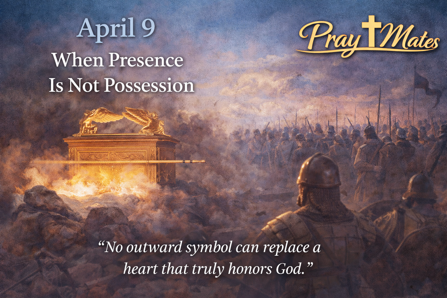 April 9 — The Holy God Our King