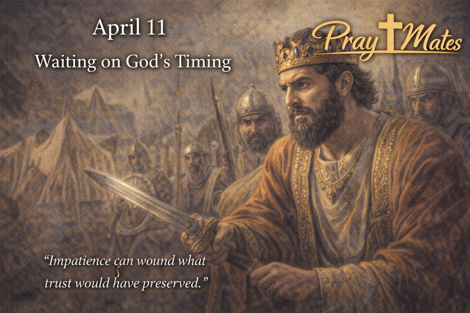 April 11 — Waiting on the Lord in Battle