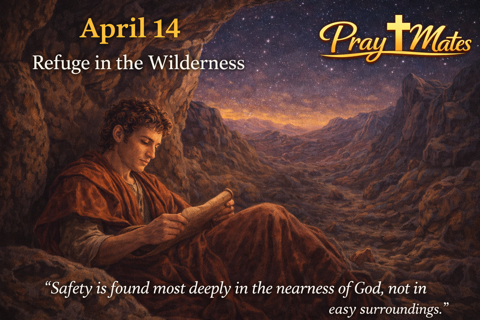 April 14 — Refuge Under the Shadow of the Almighty