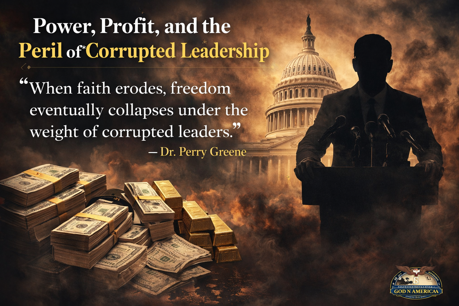 Power, Profit, and the Peril of a Corrupted Leadership