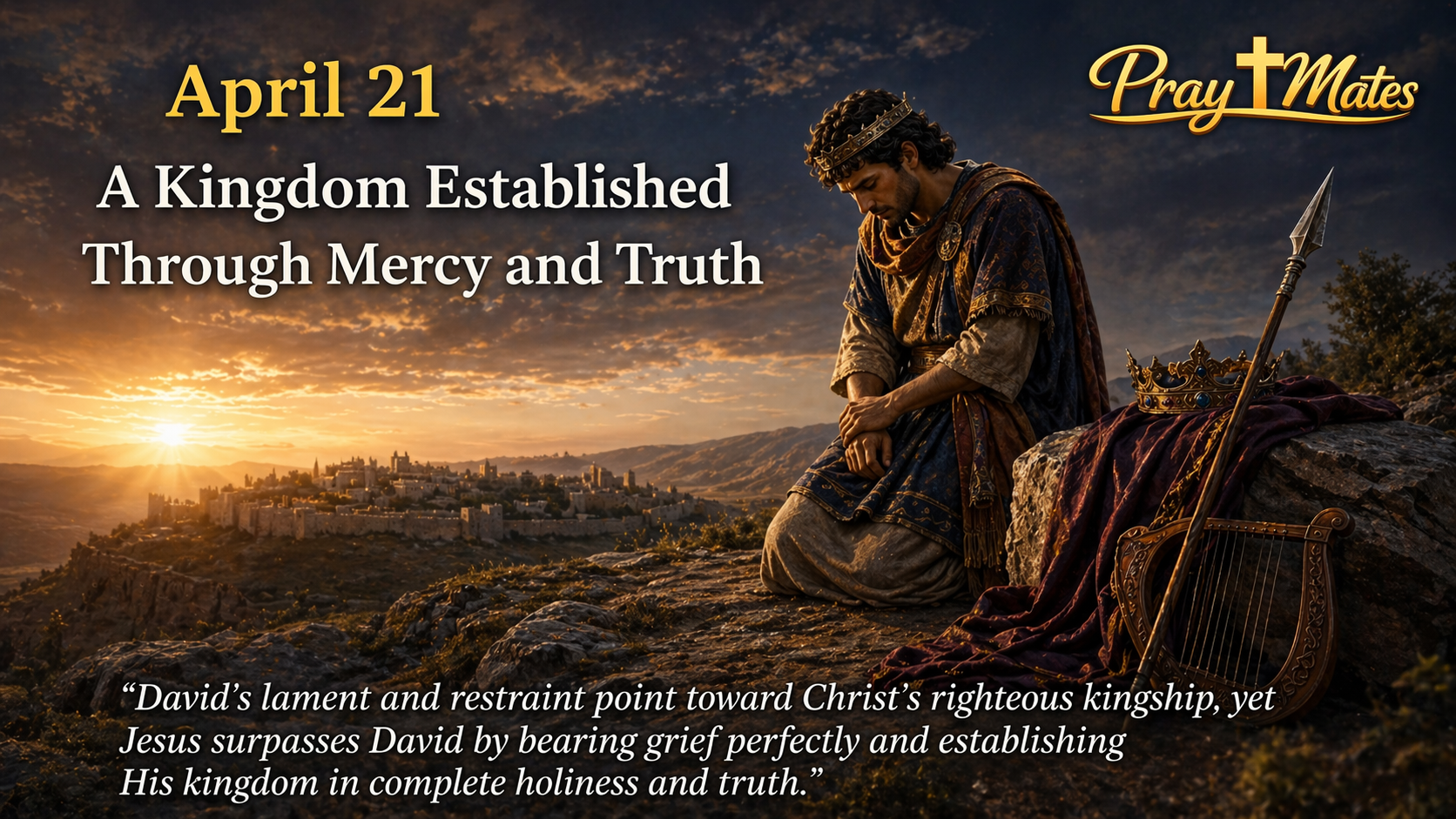 April 21 — A Kingdom Established Through Mercy and Truth