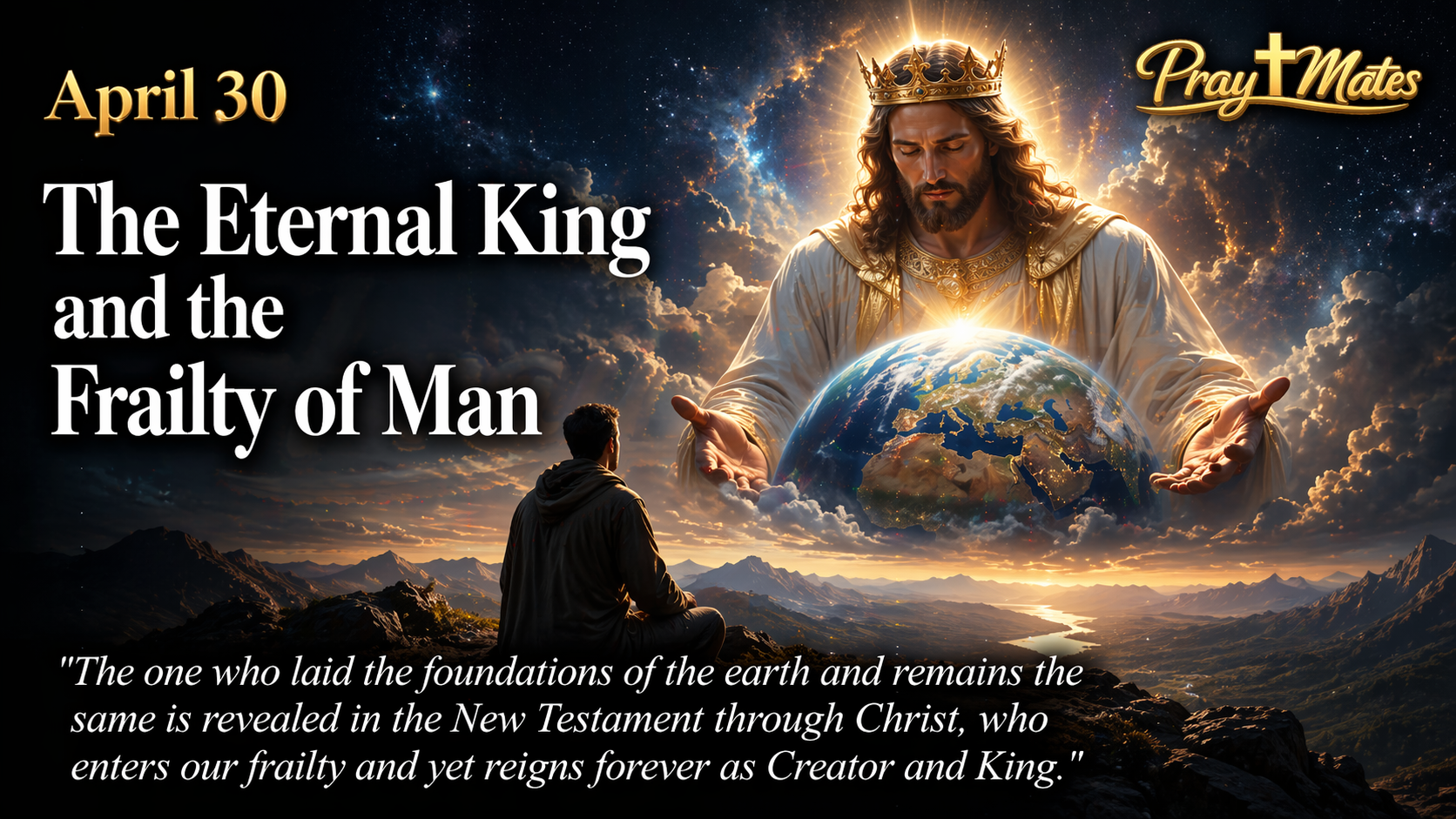 April 30 — The Eternal King and the Frailty of Man