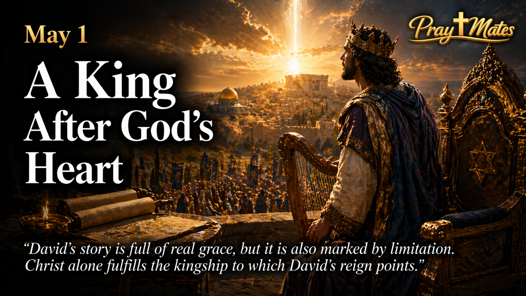 May 1 — A King After God’s Heart