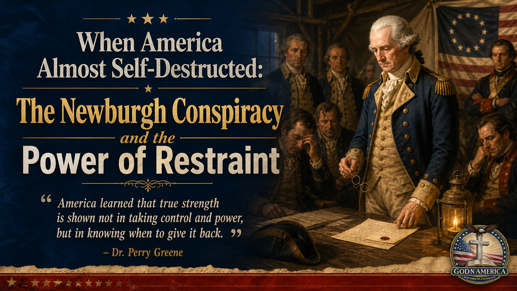 When America Almost Self-Destructed: The Newburgh Conspiracy and the Power of Restraint
