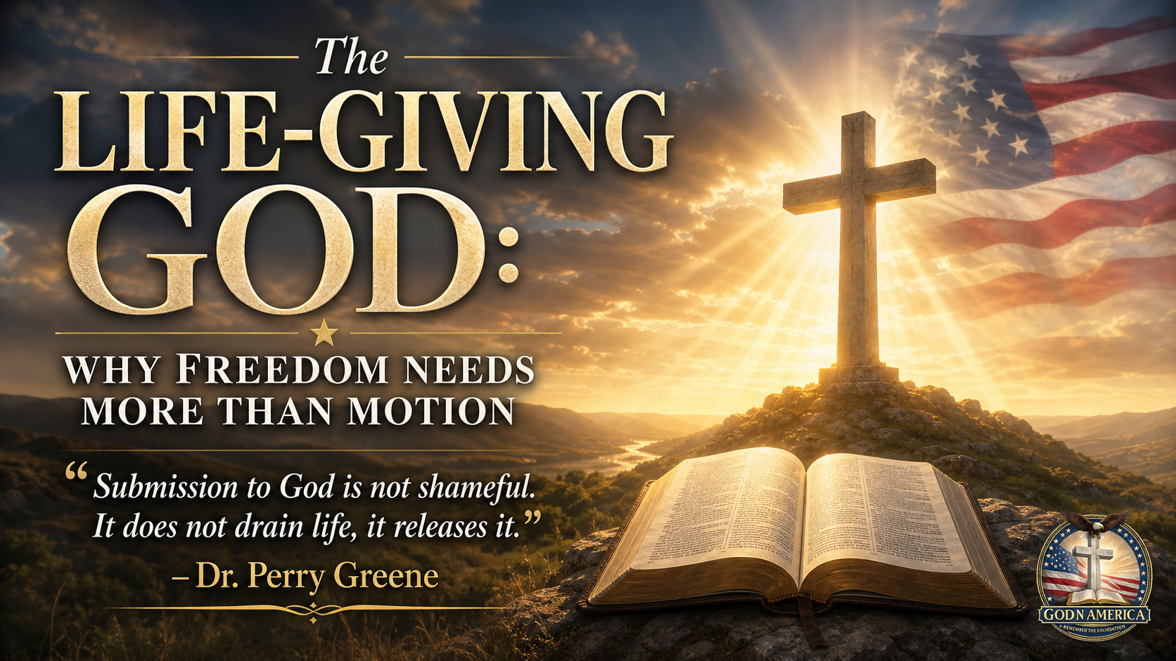 The Life-Giving God: Why Freedom Needs More Than Motion