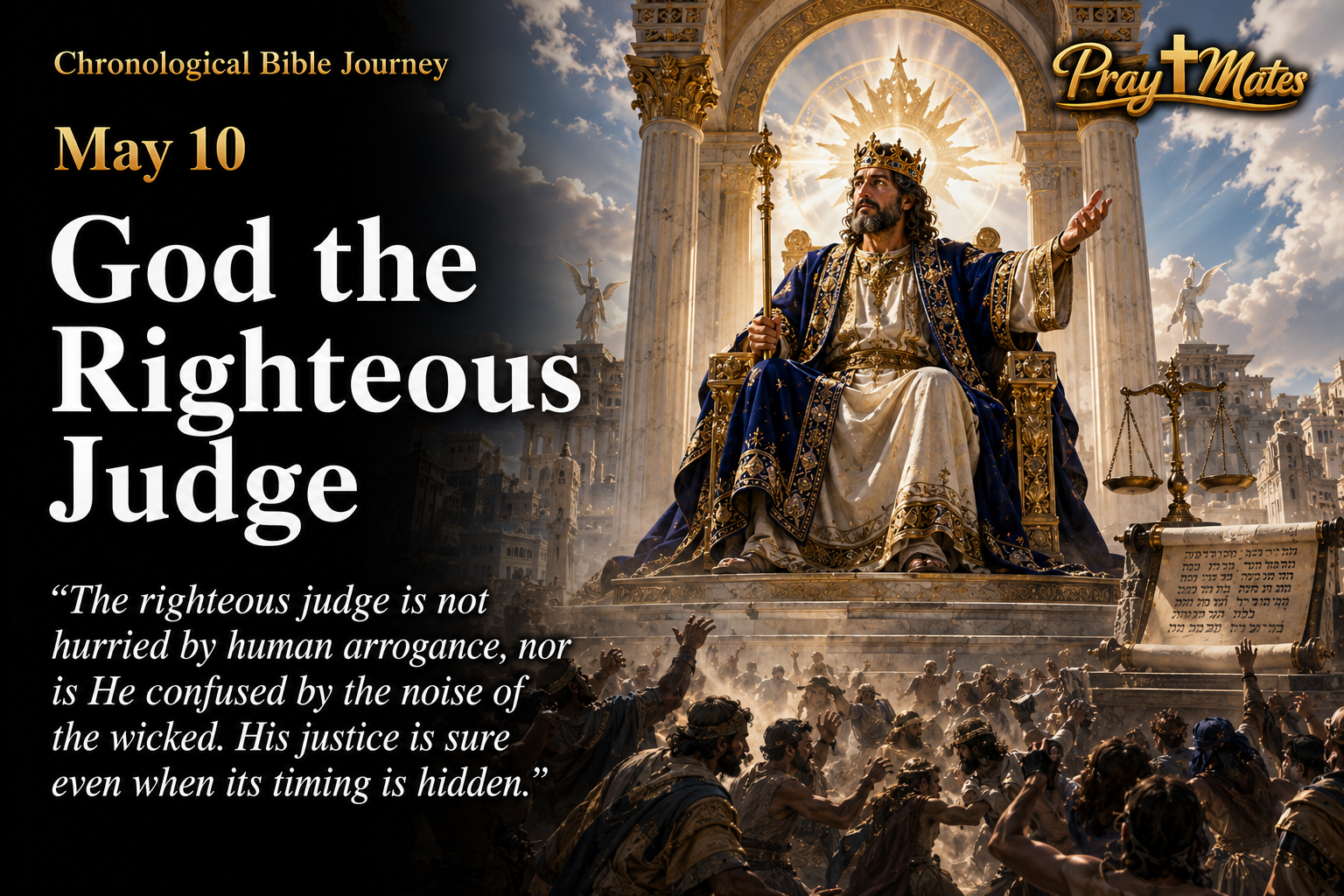 May 10 — God the Righteous Judge