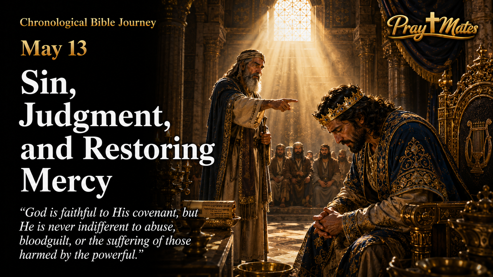 May 13 — Sin, Judgment, and Restoring Mercy