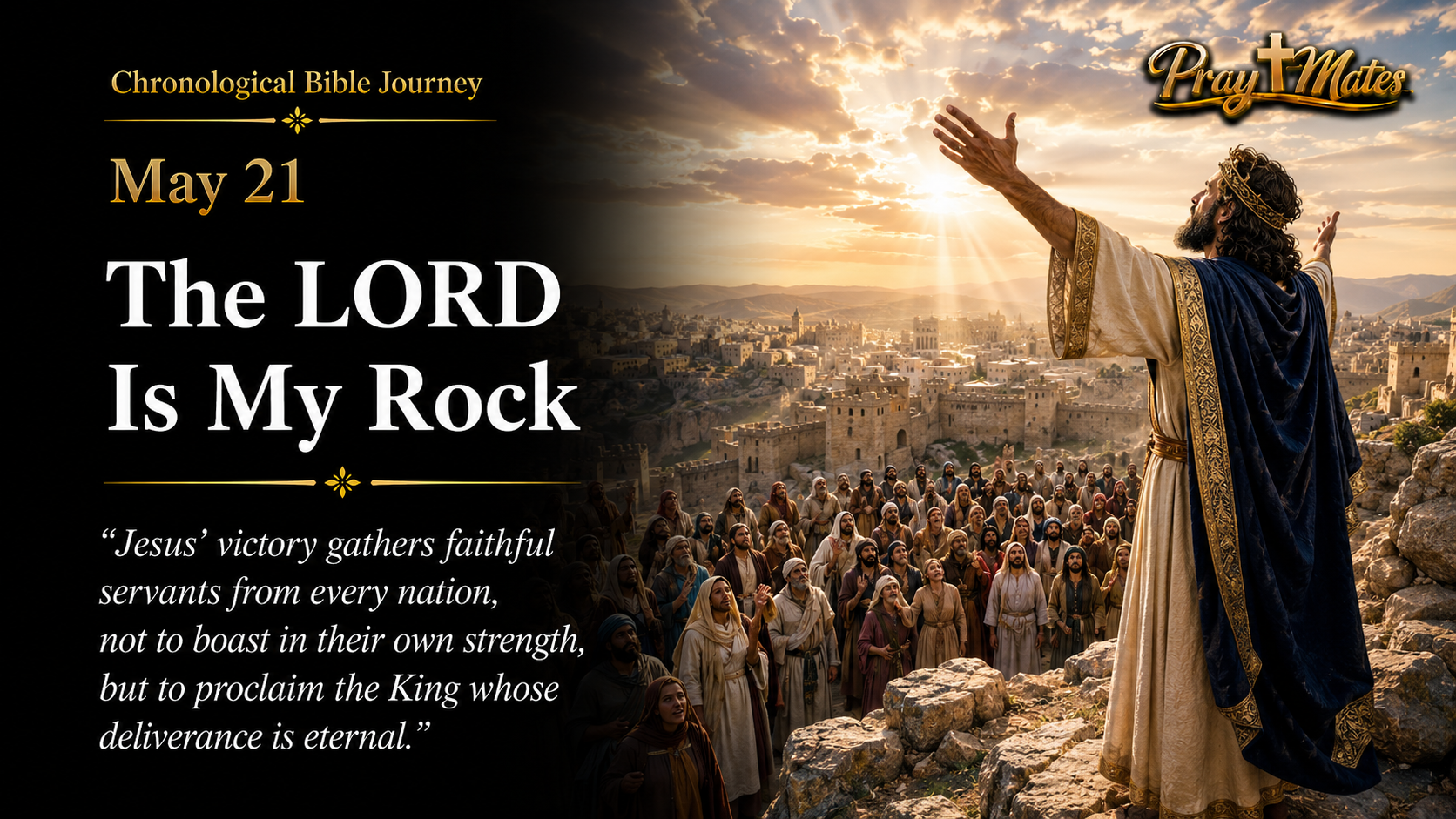May 21 — The LORD Is My Rock