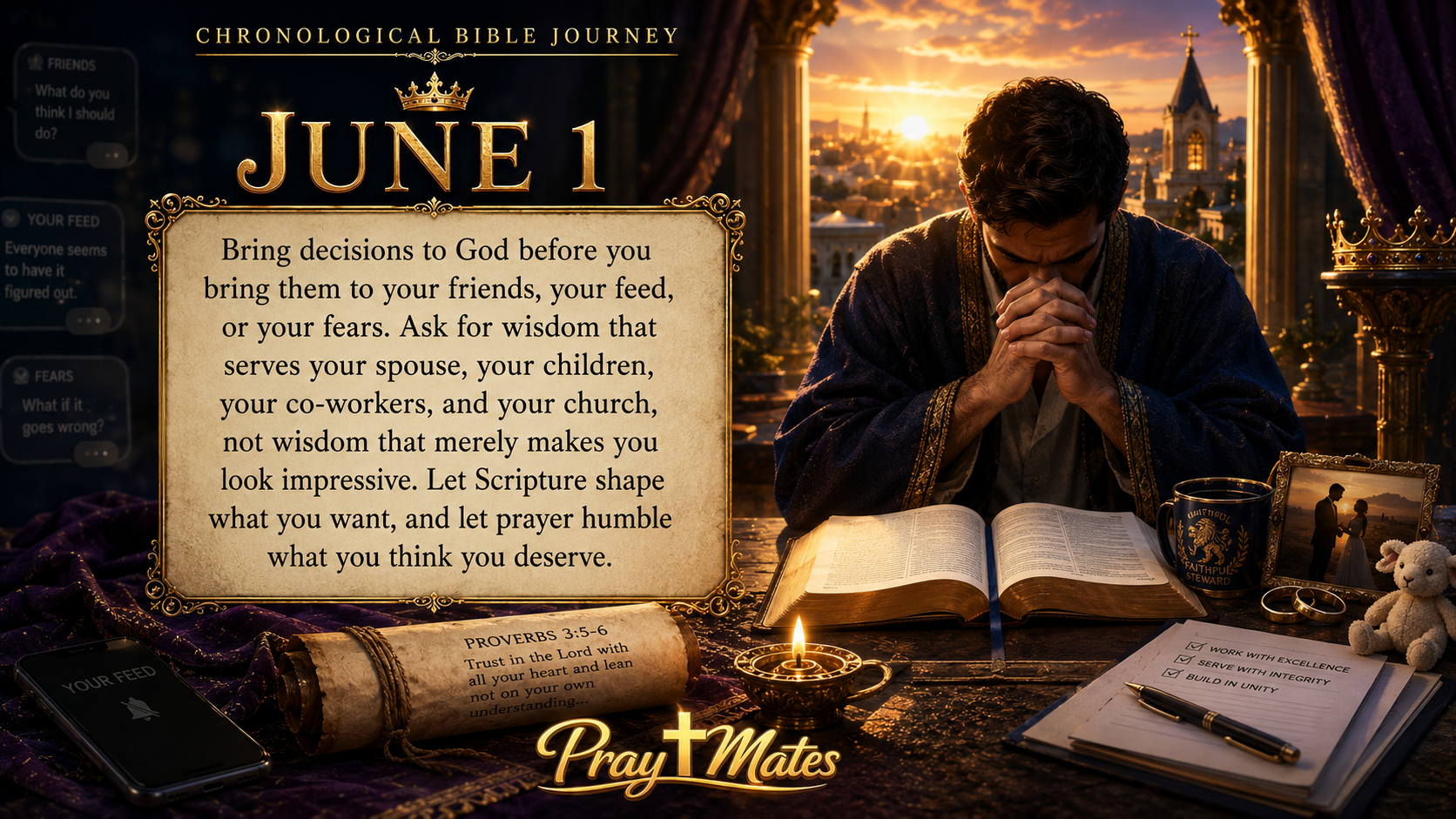 June 1 — Wisdom That Begins at the Altar