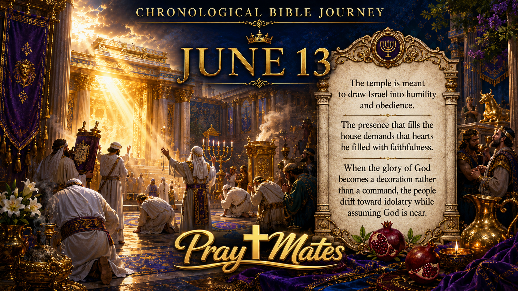 June 13 — When Glory Fills the House