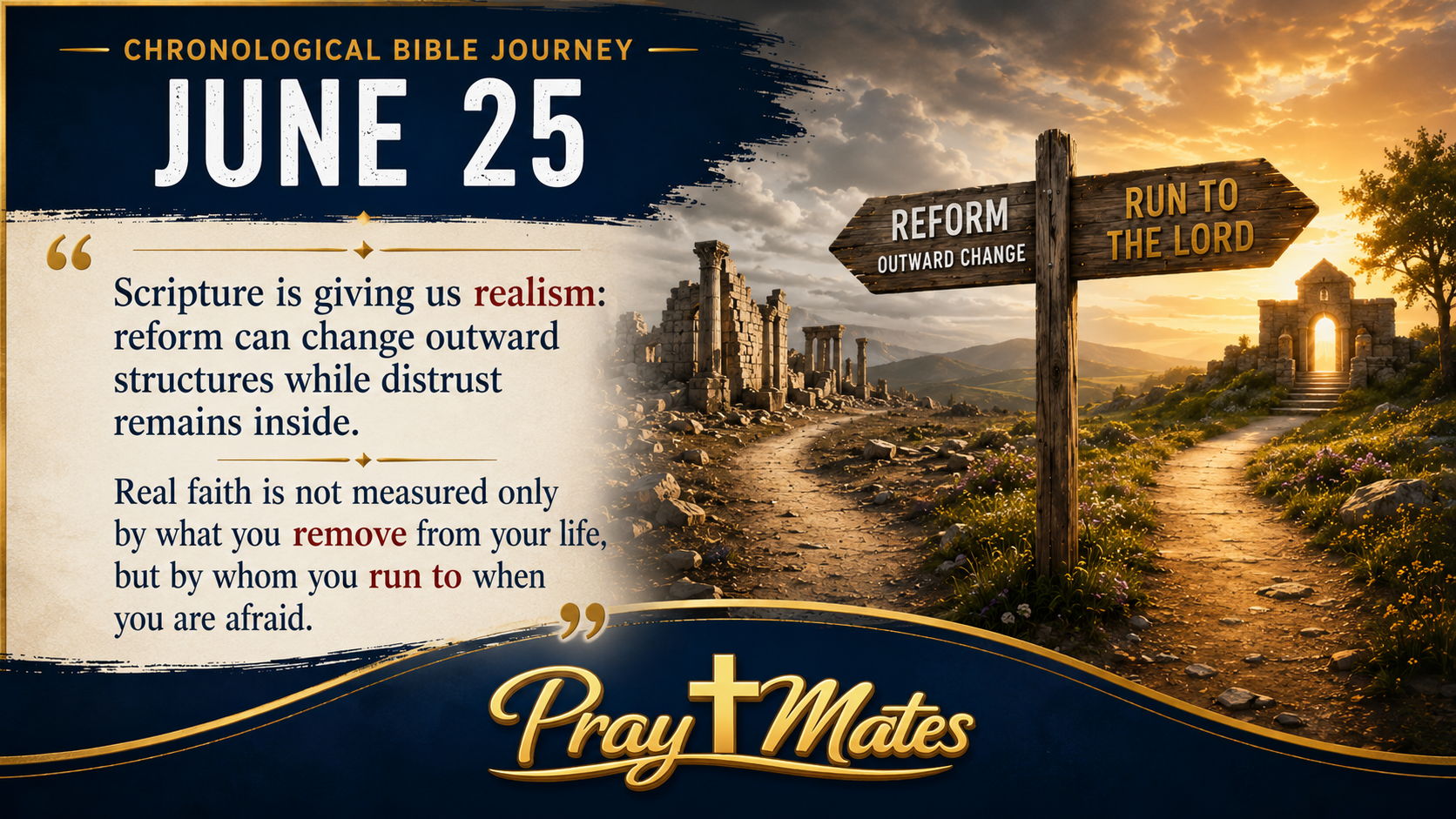 June 25 — Reform Is Not the Same as Trust