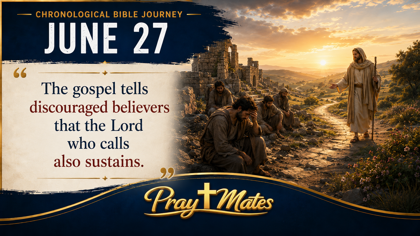 June 27 — The God Who Feeds and Speaks