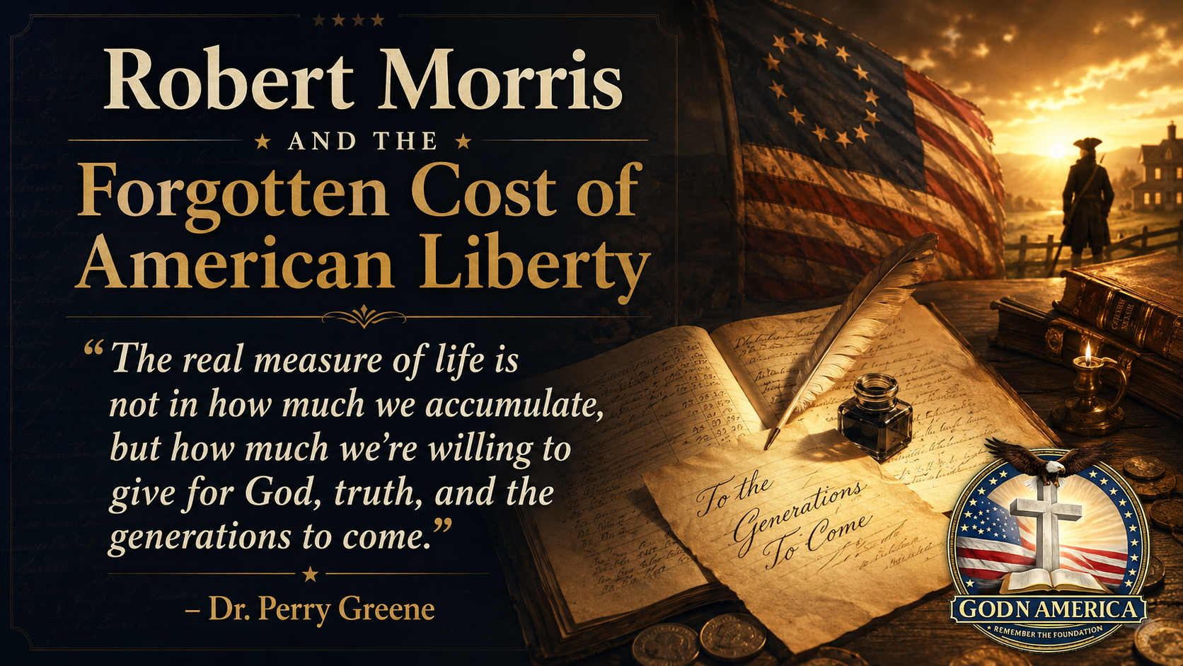 Robert Morris and the Forgotten Cost of American Liberty