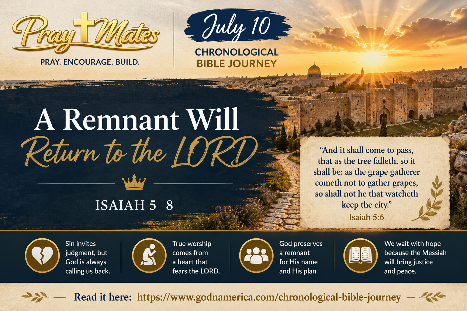 July 10 — Holy, Holy, Holy