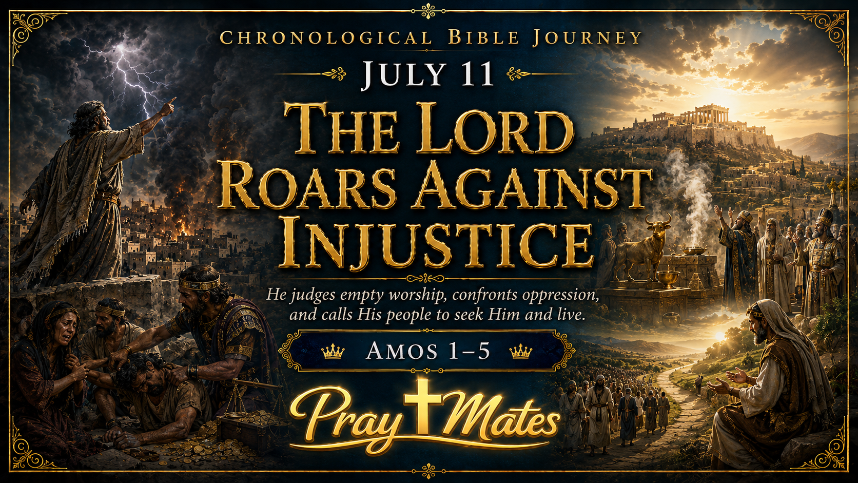 July 11 — The Plumbline of the Lord