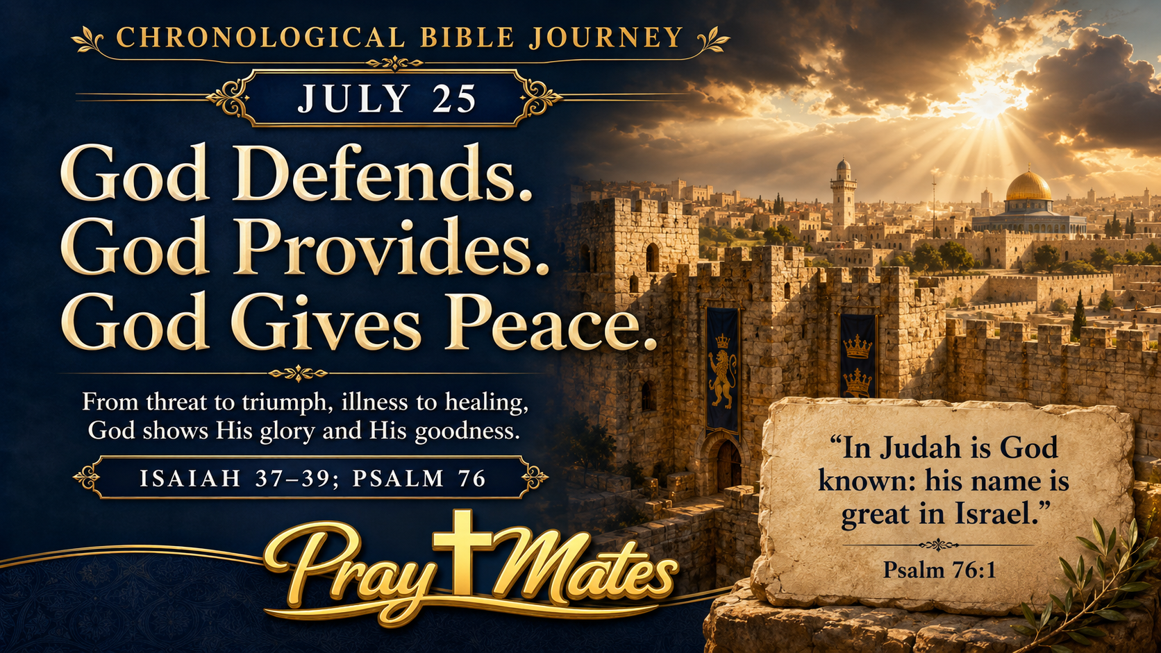 July 25 — The Zeal of the Lord of Hosts