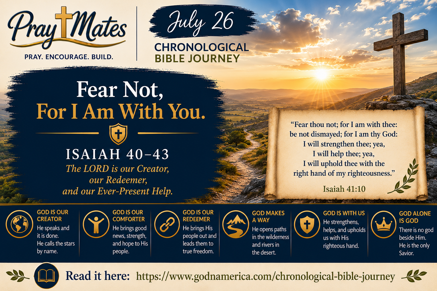 July 26 — Comfort Ye My People