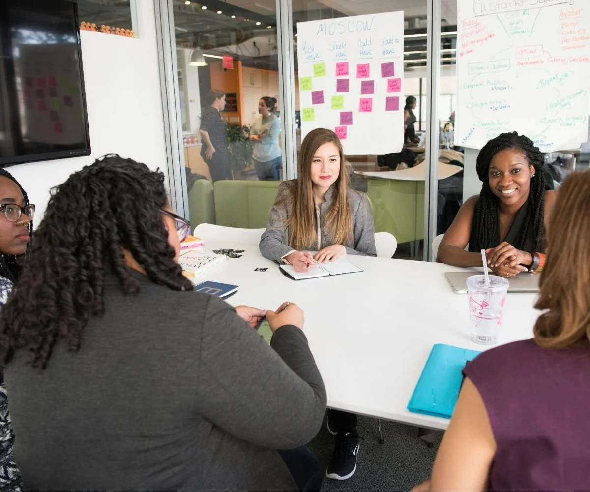 Nonprofit leaders participating in a grant writing consultation focused on funding strategy and next steps.