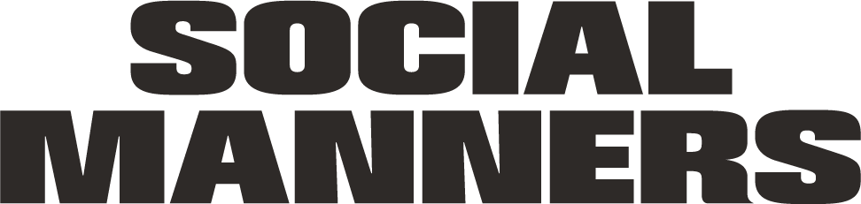 Social Manners logo, the modern merch line by Social Goods Modern Bakery in Central Hong Kong.