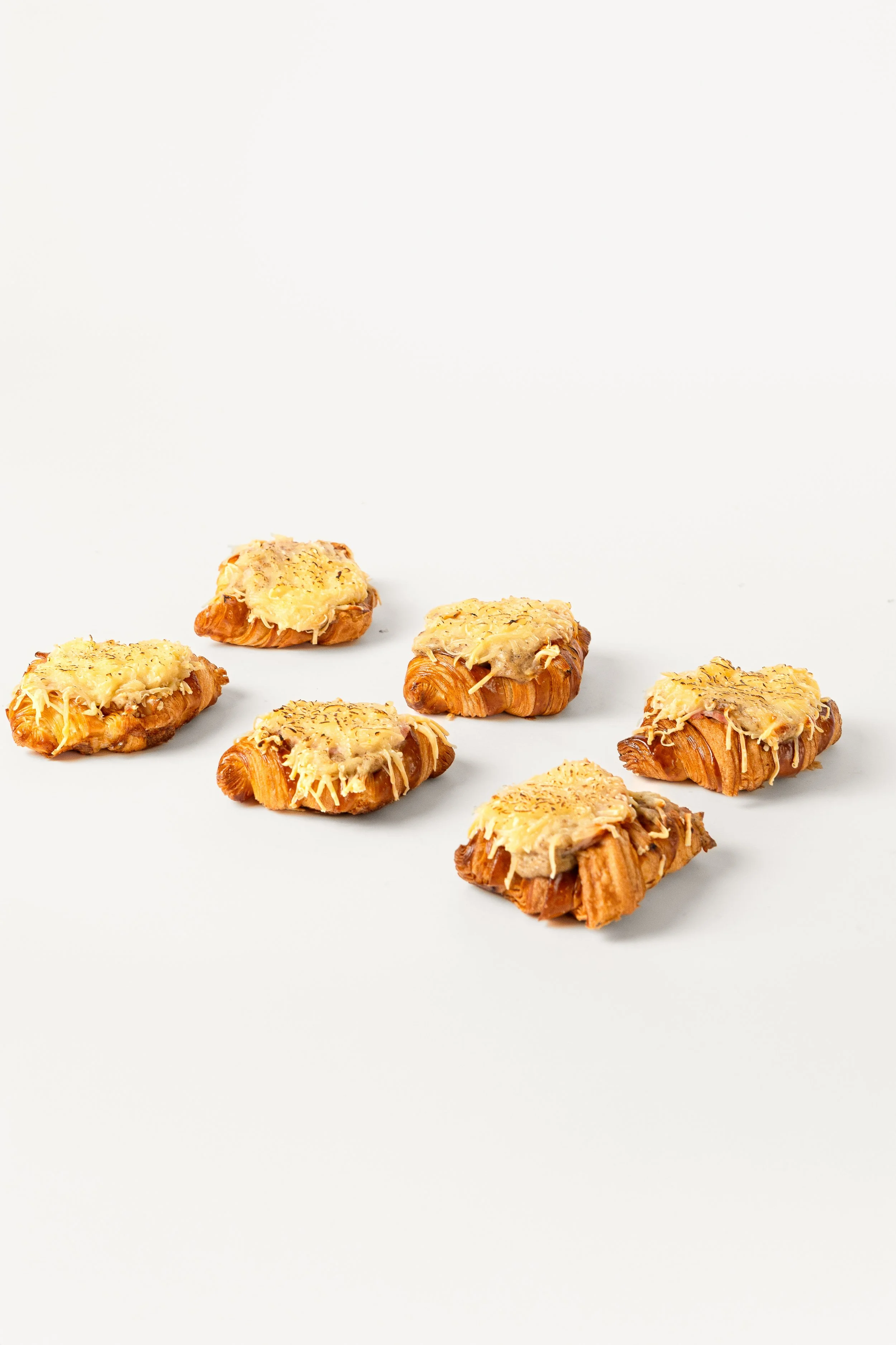 Mini Ham & Cheese Croissant — catering platter of bite-size savoury croissants, Social Goods Modern Bakery.