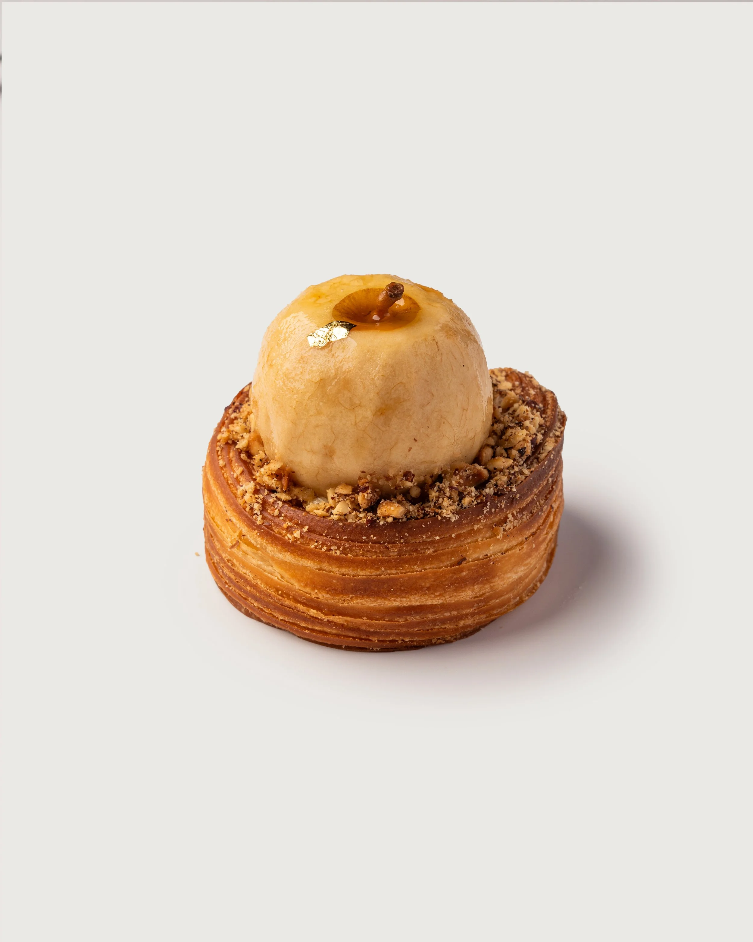 Apple Tart with caramelised top — flaky pastry, Social Goods Modern Bakery.