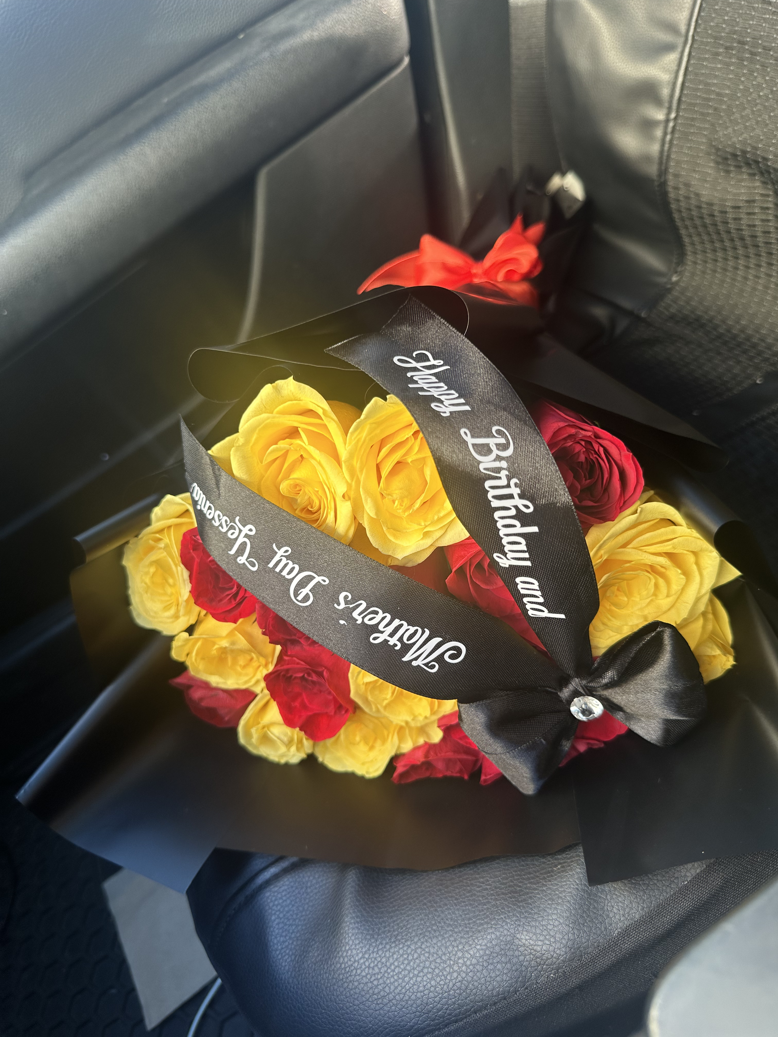 Happy Mother's Day - Red and Yellow Roses