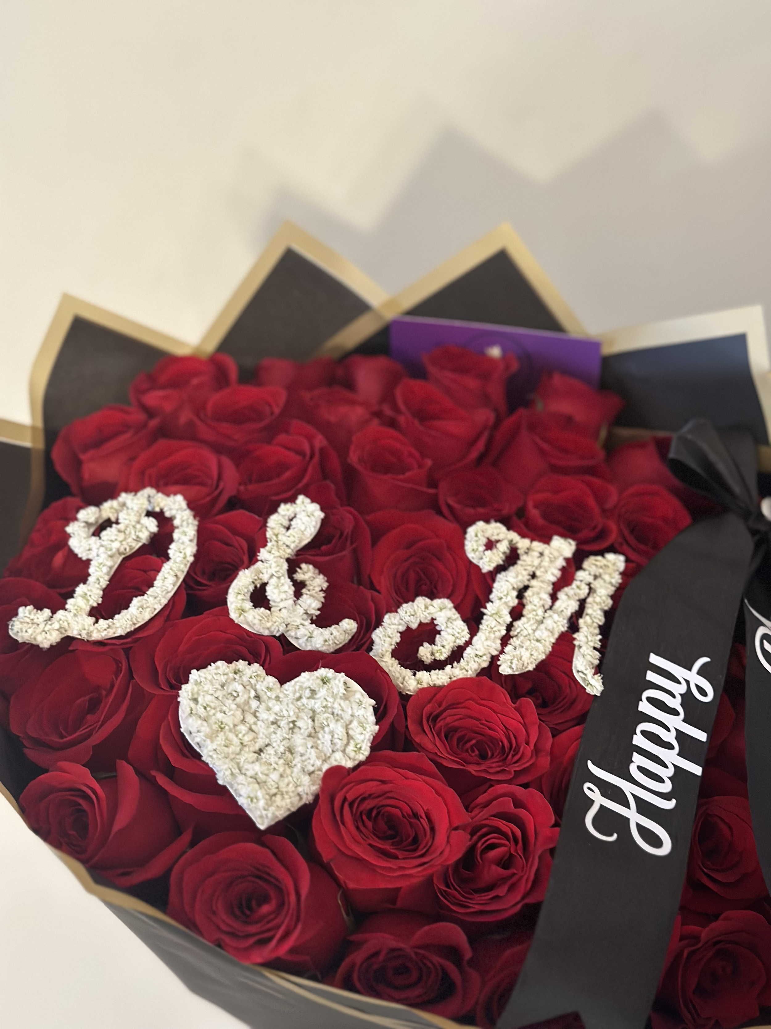 Happy Anniversary - Couple Initials