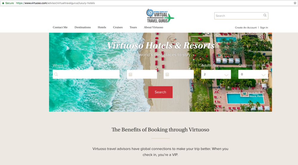 Travel Smarter - Virtuoso Hotel Bookings 