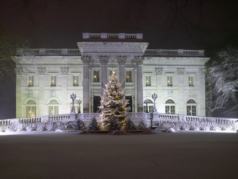 Newport’s historic mansions are the perfect place for winter weekend getaways.