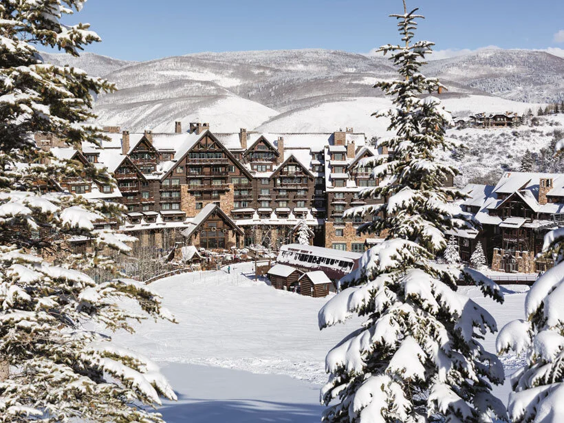 The Ritz-Carlton Bachelor Gulch sparkles with winter spirit.