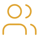 Geometric drawing of an outline square with sections divided by vertical, horizontal, and diagonal lines.