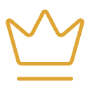Geometric drawing of an outline square with sections divided by vertical, horizontal, and diagonal lines.