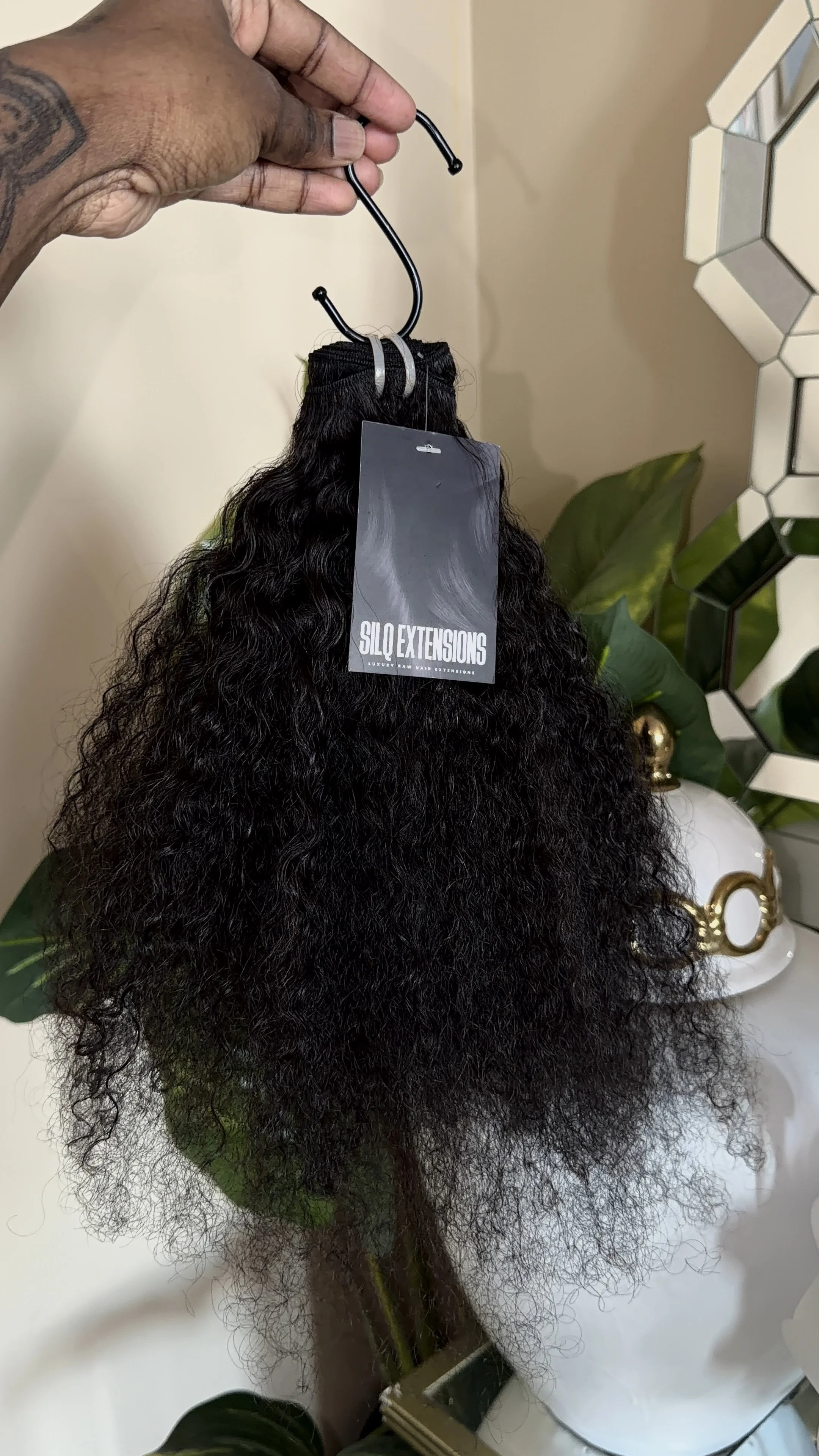 SILQ EXTENSIONS — Virgin Burmese Curly 3-Bundle Deal
