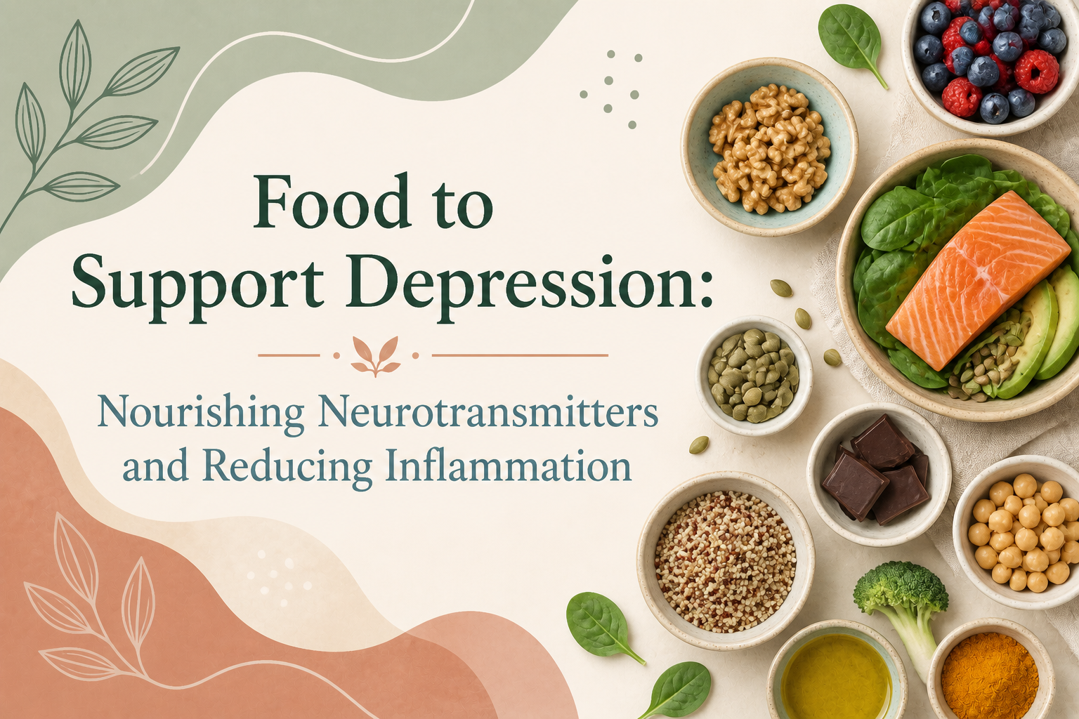 Food to Support Depression: Nourishing Neurotransmitters and Reducing Inflammation