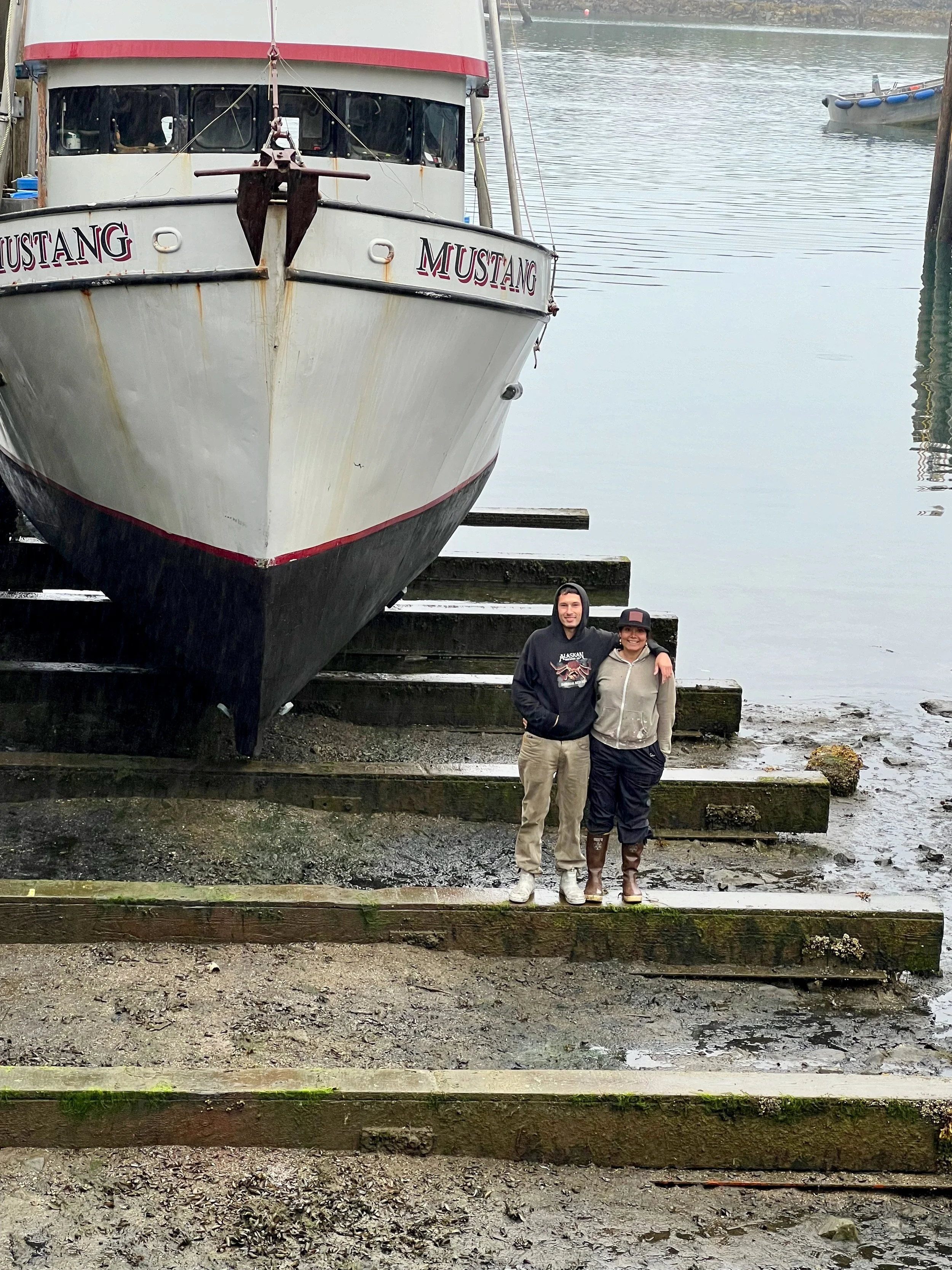 Spring boat maintainance calls the Mustang for a trip to "the grid system" in Sitka Alaska. 