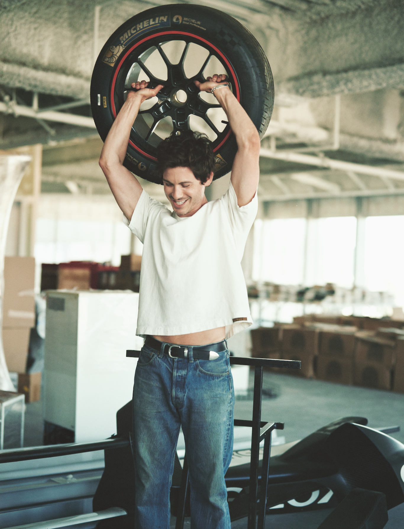 Logan Lerman by Sela Shiloni