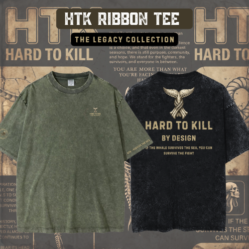 HTK WHALE TALE TEE - Black Legacy