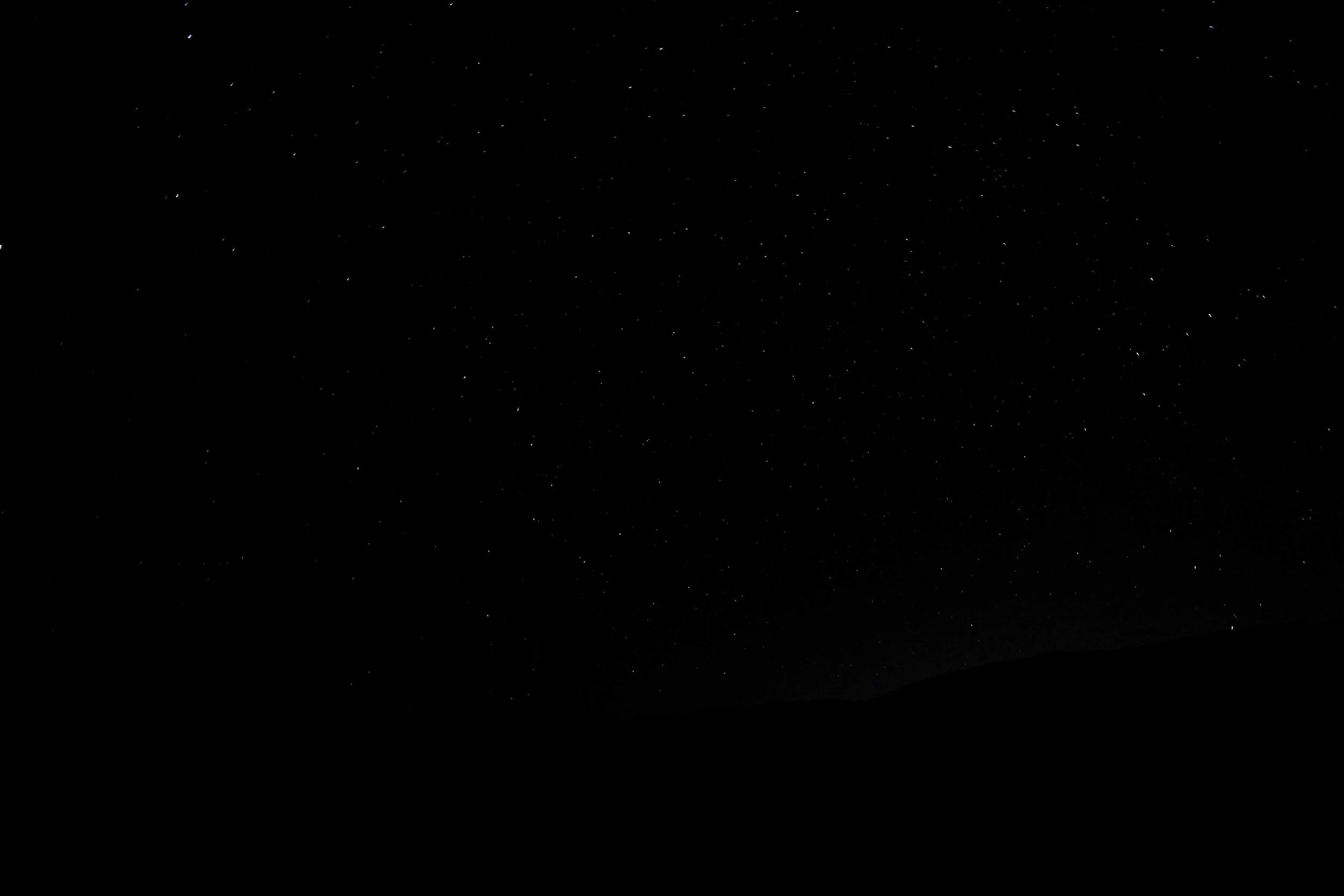 Night sky filled with numerous small stars.