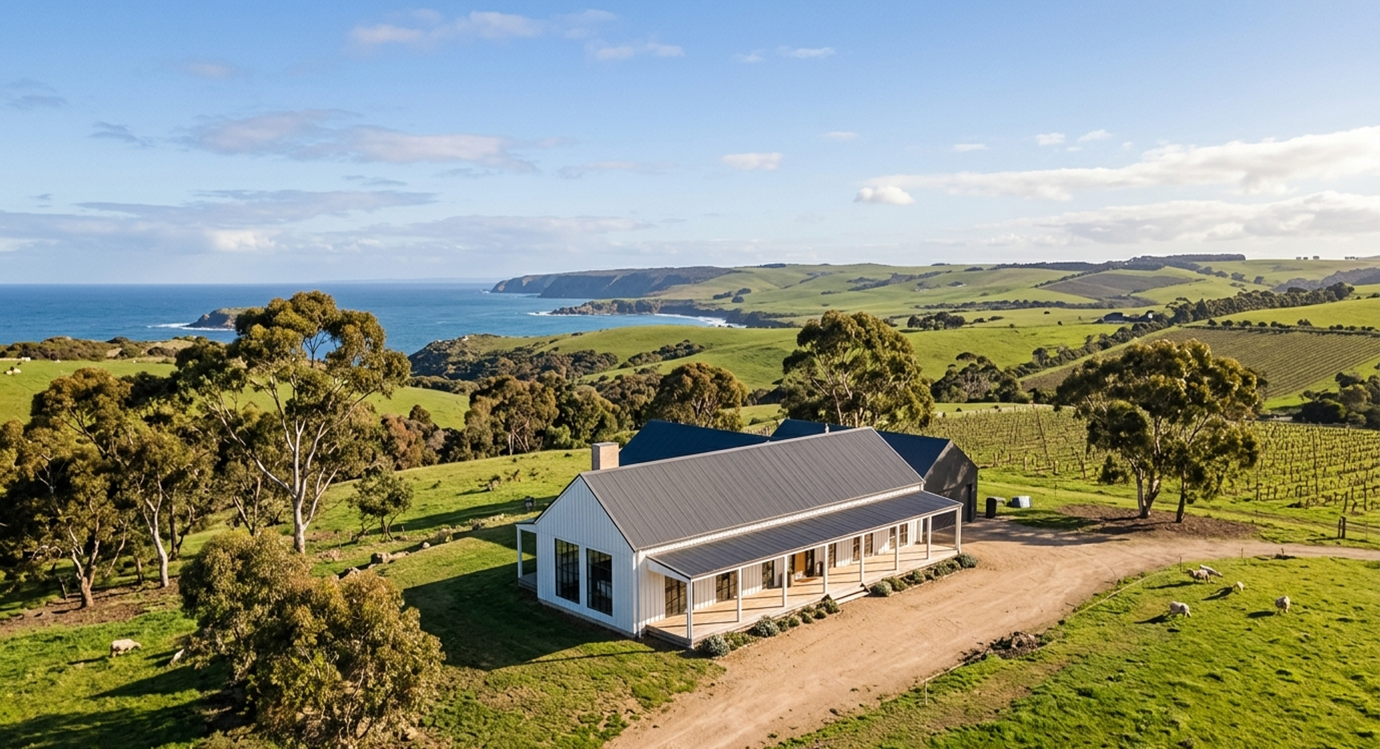Fleurieu Peninsula farm landscape