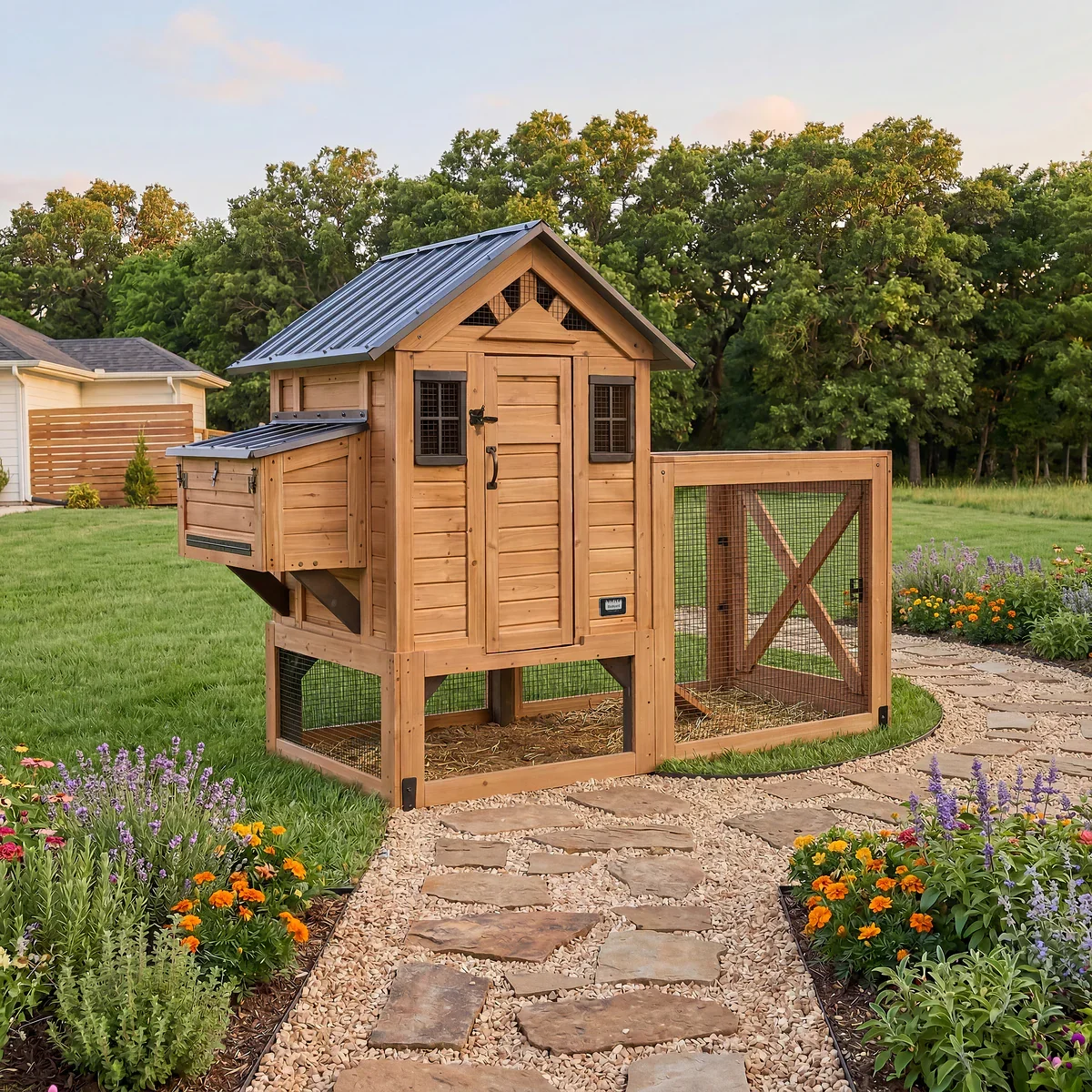 Sweetwater Chicken Coop - Brown